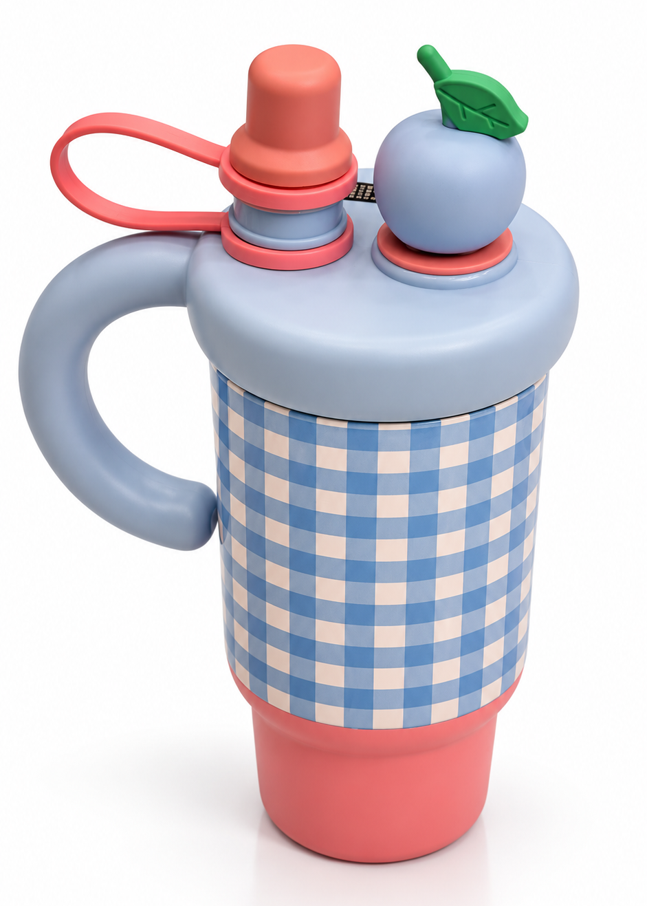 Gingham Apple Insulated Tumbler
