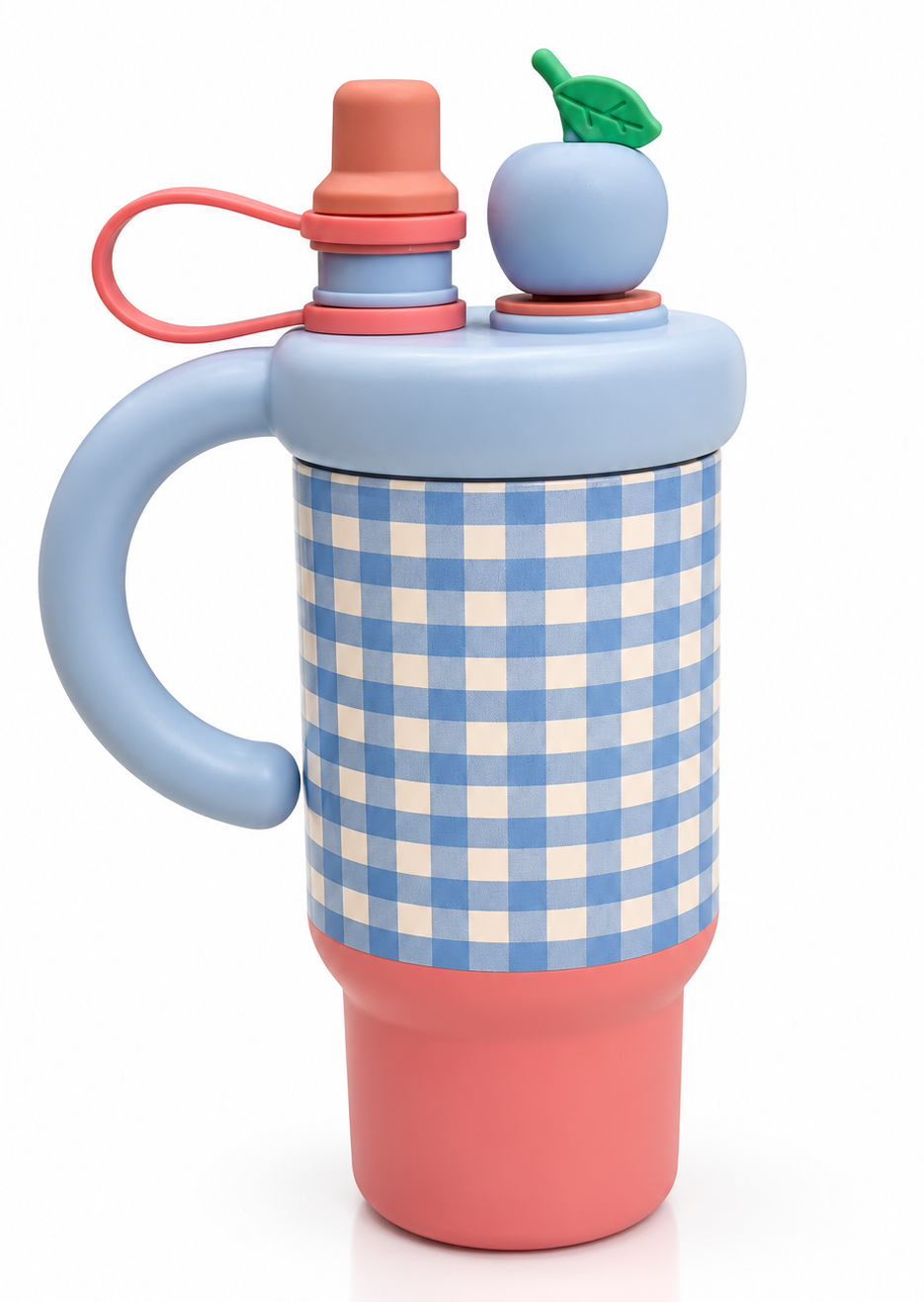 Gingham Apple Insulated Tumbler
